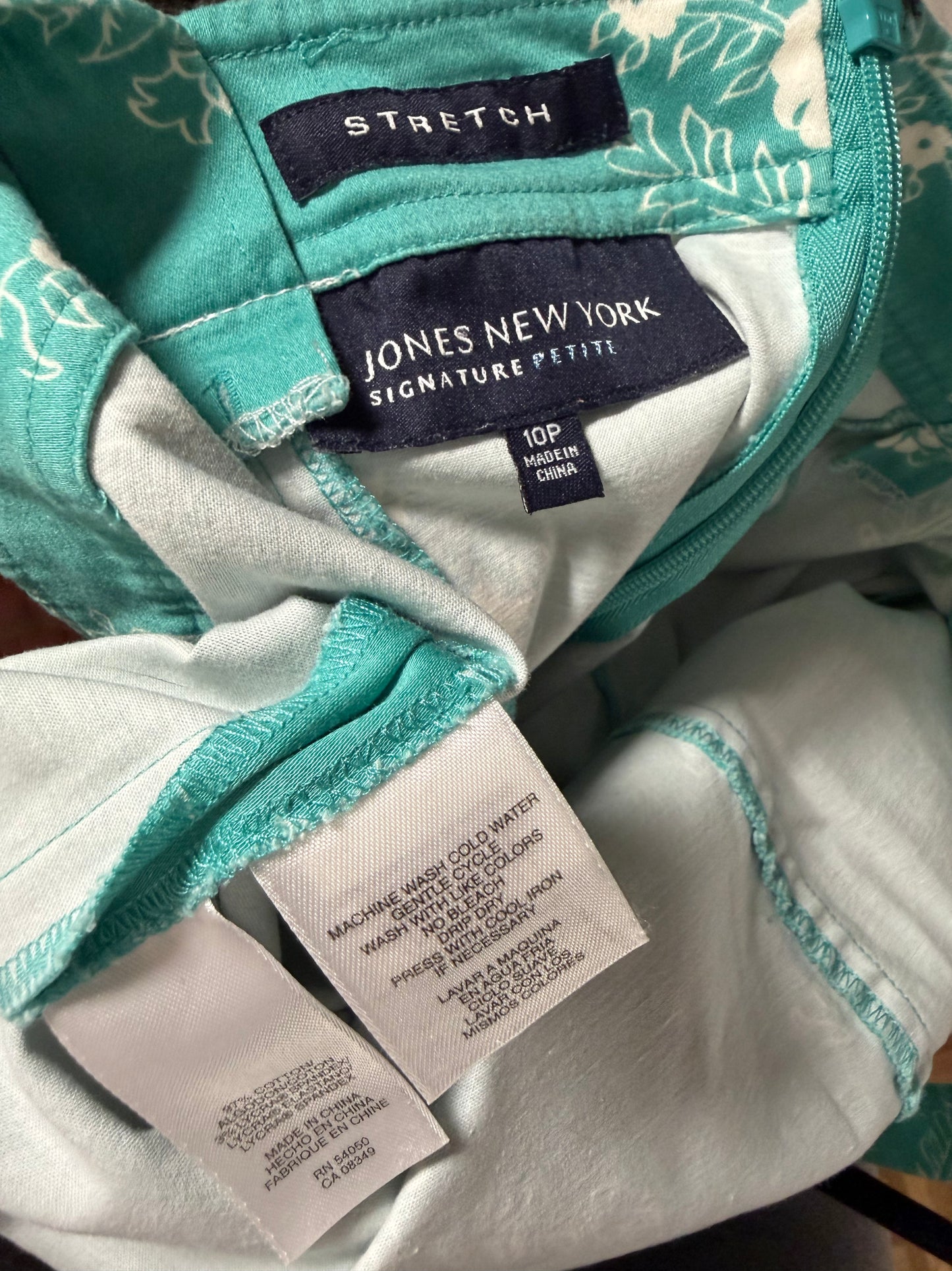 1990's Cotton Floral Stamp Sundress- Size 10P