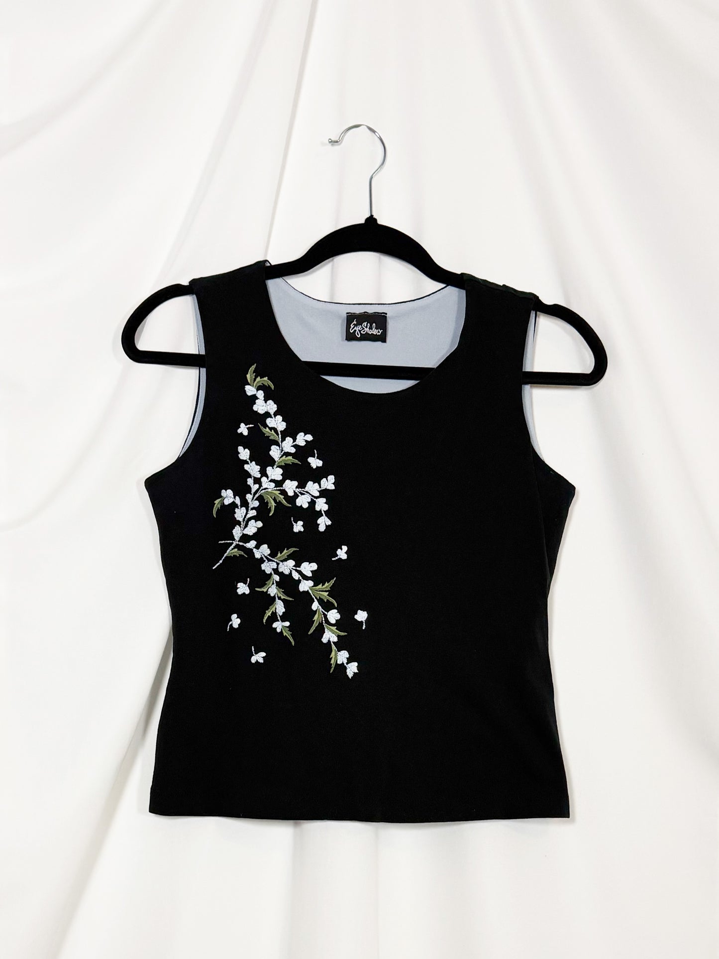 1990's Floral Graphic Double Layer Tank- Size S/M