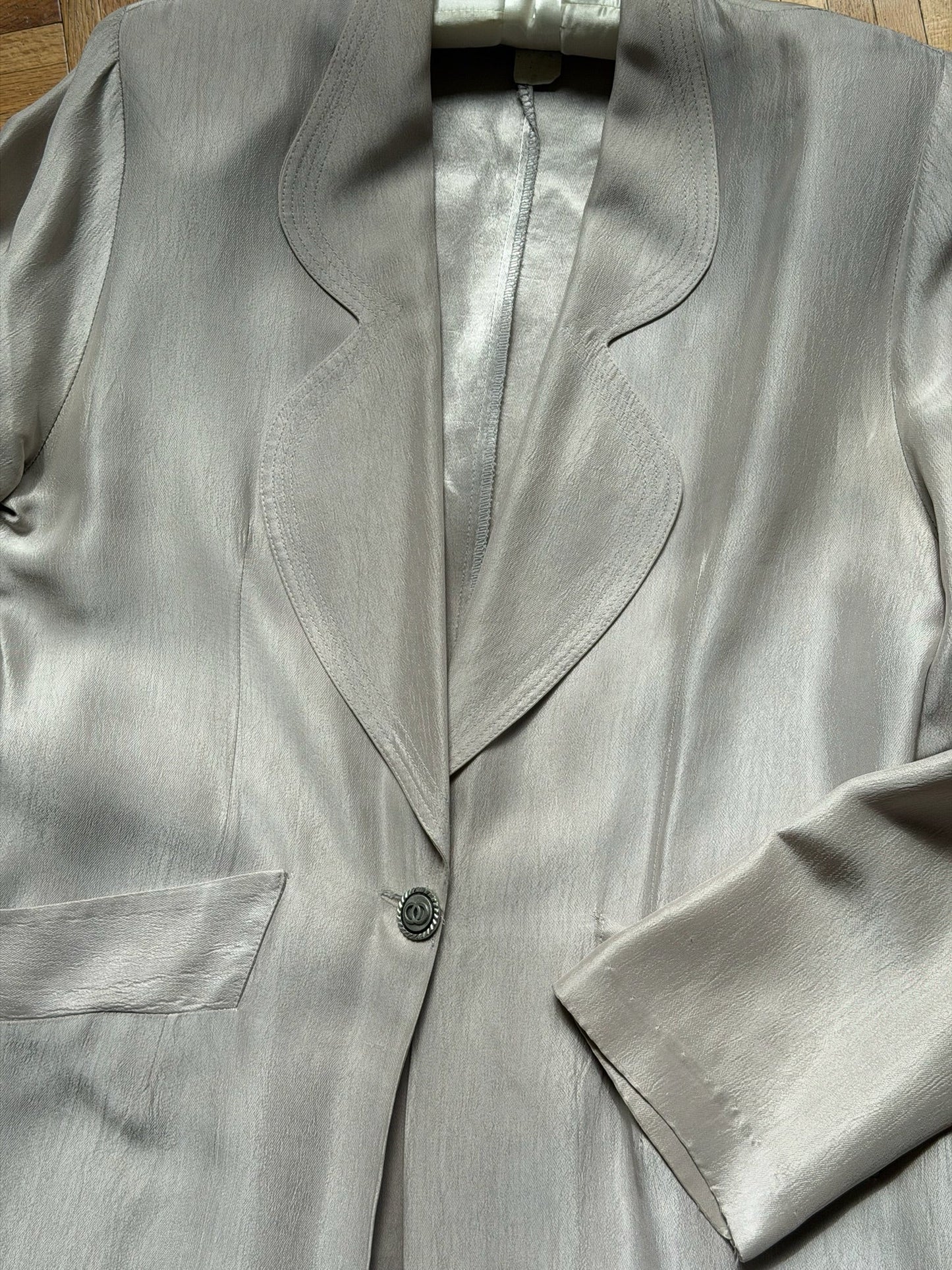 1980's Rayon Duster Jacket- Size M/L