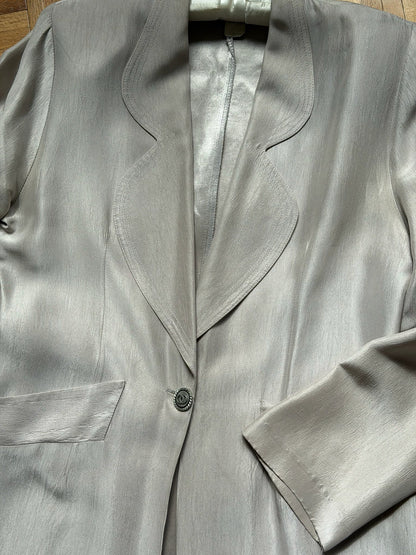 1980's Rayon Duster Jacket- Size M/L