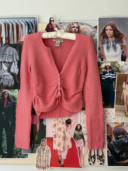 2000's Boucle Cropped Cardigan- Size S