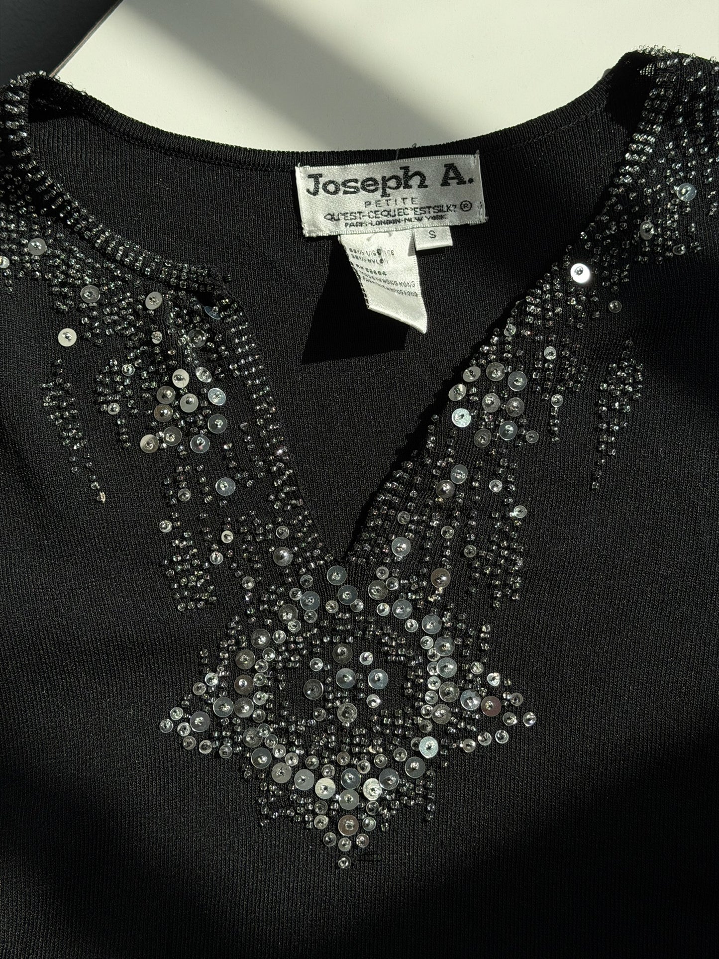 2000's Embellished Elbow Slv Sweater- XS/S