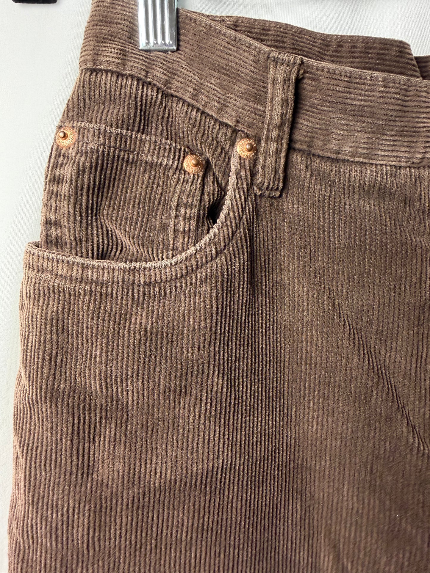 Vintage 1990's Express Cotton Corduroy Jeans- Size 7/8