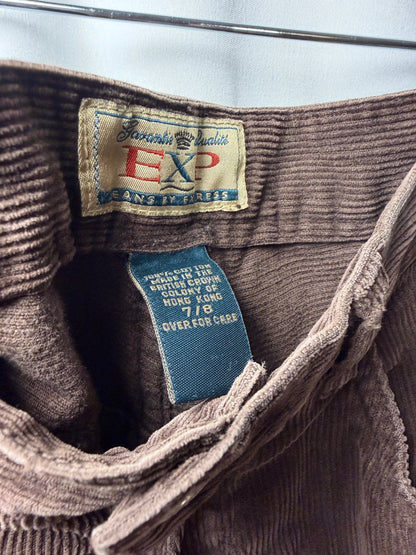 Vintage 1990's Express Cotton Corduroy Jeans- Size 7/8