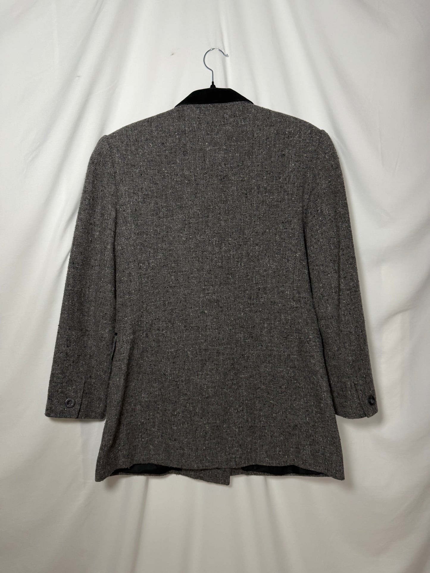 1980's Vintage Wool Double Lapel Blazer- Size M