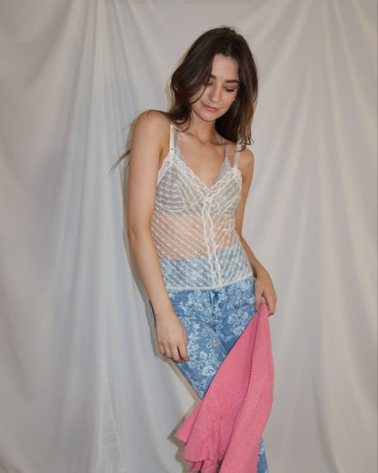 2000's Lace Layering Tank- Size S/M