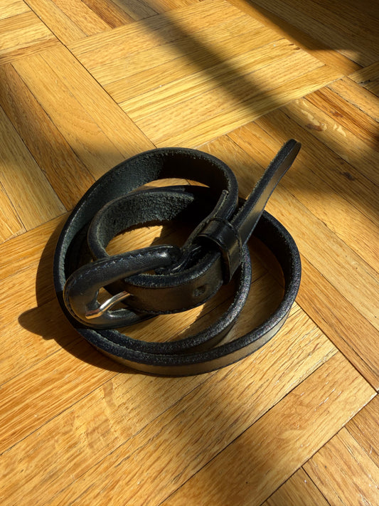 Black Leather Belt