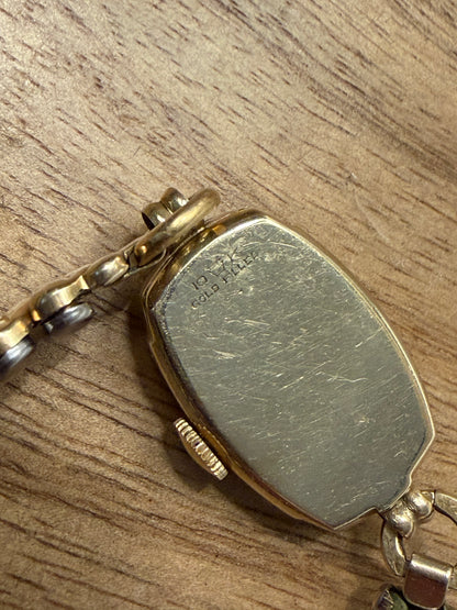 Vintage Hamilton 10K Gold Filled Bracelet Watch