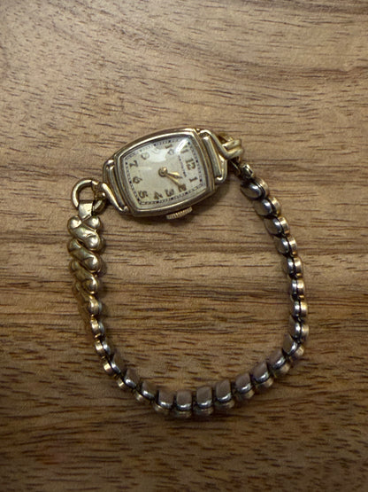 Vintage Hamilton 10K Gold Filled Bracelet Watch