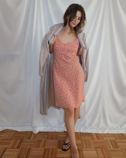 1980's Rayon Duster Jacket- Size M/L