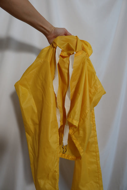 1990's GAP Vintage Packable Yellow Windbreaker- Size S