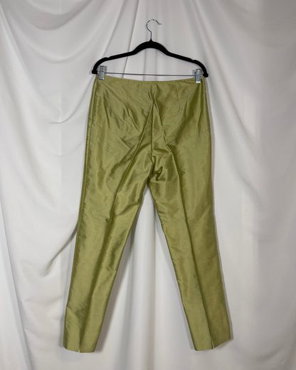 100% Silk Dupioni Pant Suit Set- Size 10