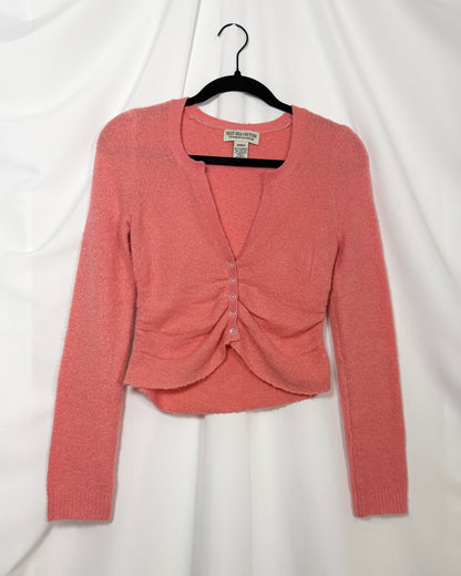 2000's Boucle Cropped Cardigan- Size S