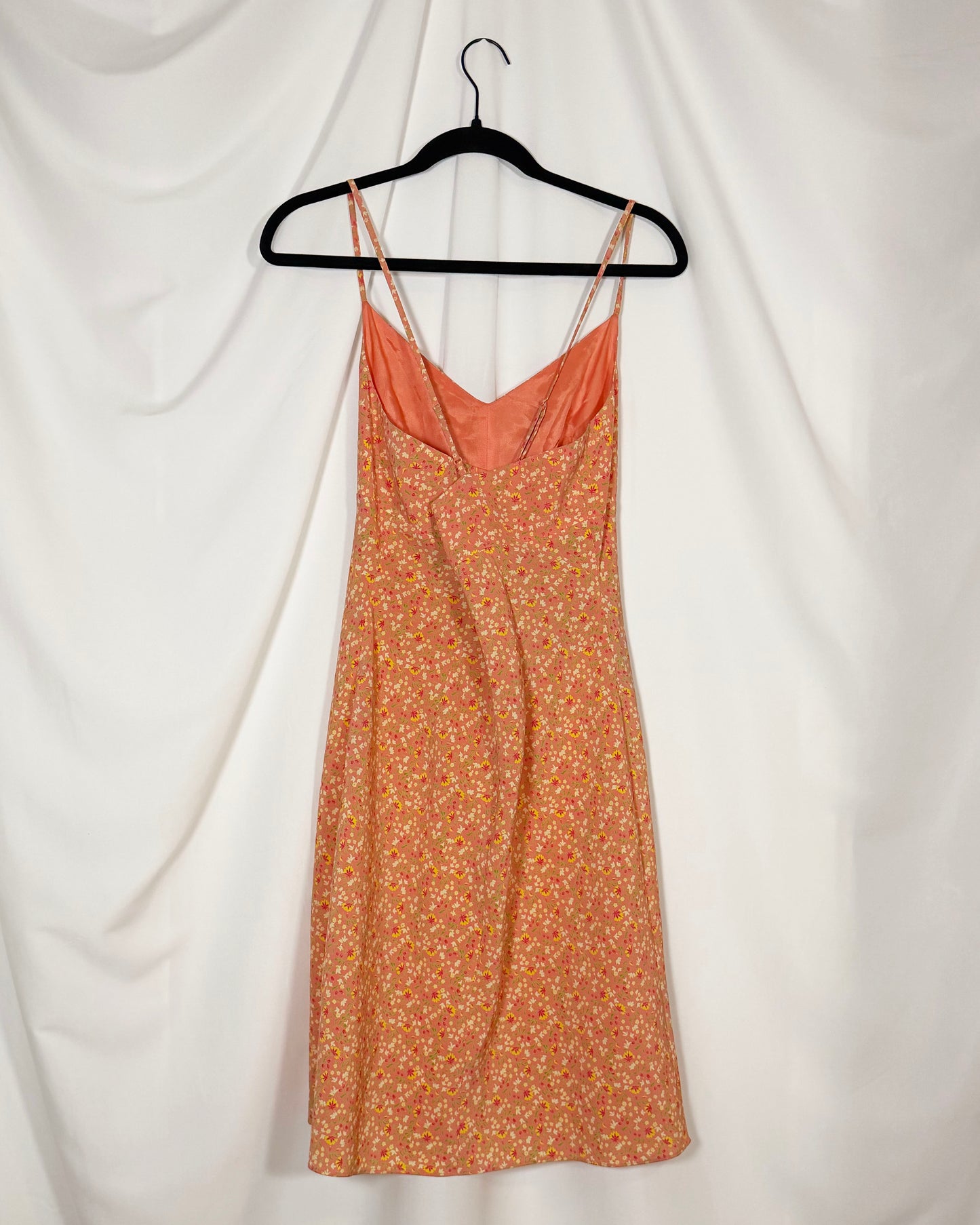 2000'S Floral Georgette Dress- Size M