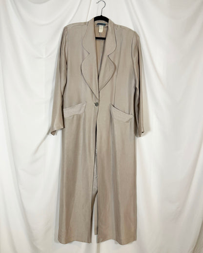 1980's Rayon Duster Jacket- Size M/L