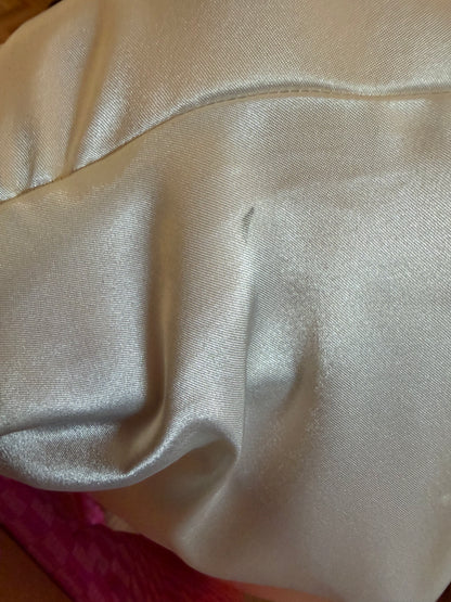1980's Satin Tie Neck Blouse- Size S/M (vintage 10)