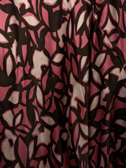 2,000's 100% Silk Bias Cut Midi Skirt- Size L/XL