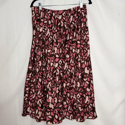 2,000's 100% Silk Bias Cut Midi Skirt- Size L/XL