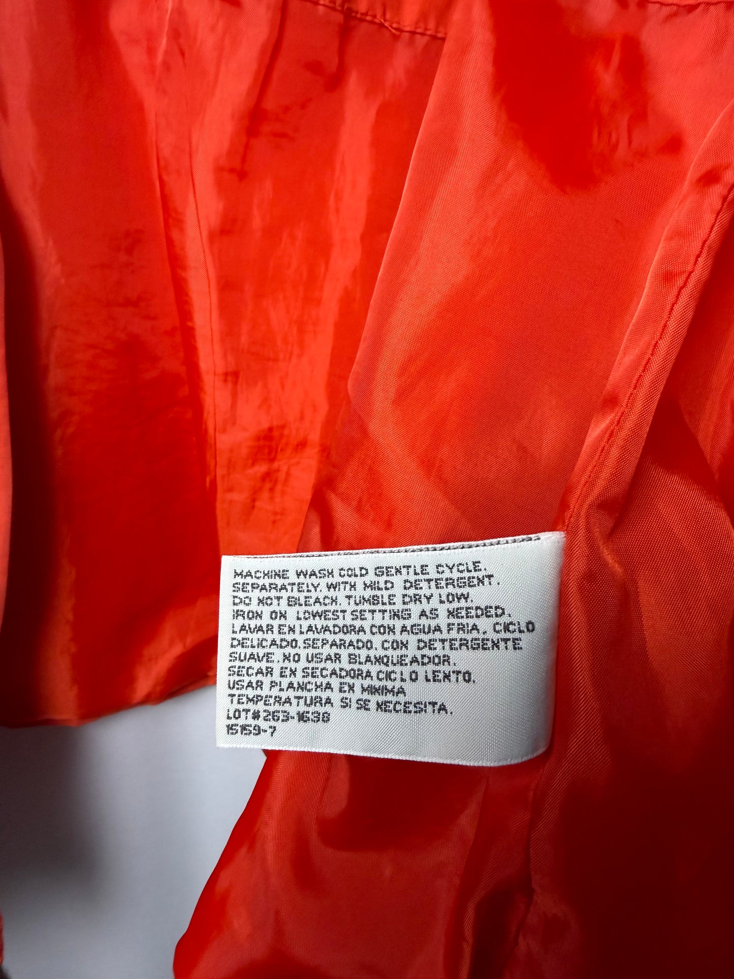 1990's Red/Orange Anorak - Size L