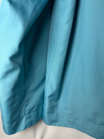 1990's Turquoise Windbreaker Lightweight Jacket- Size M