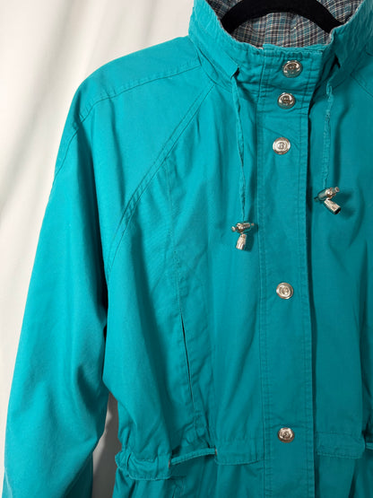 1990's Teal Anorak Jacket - Size M