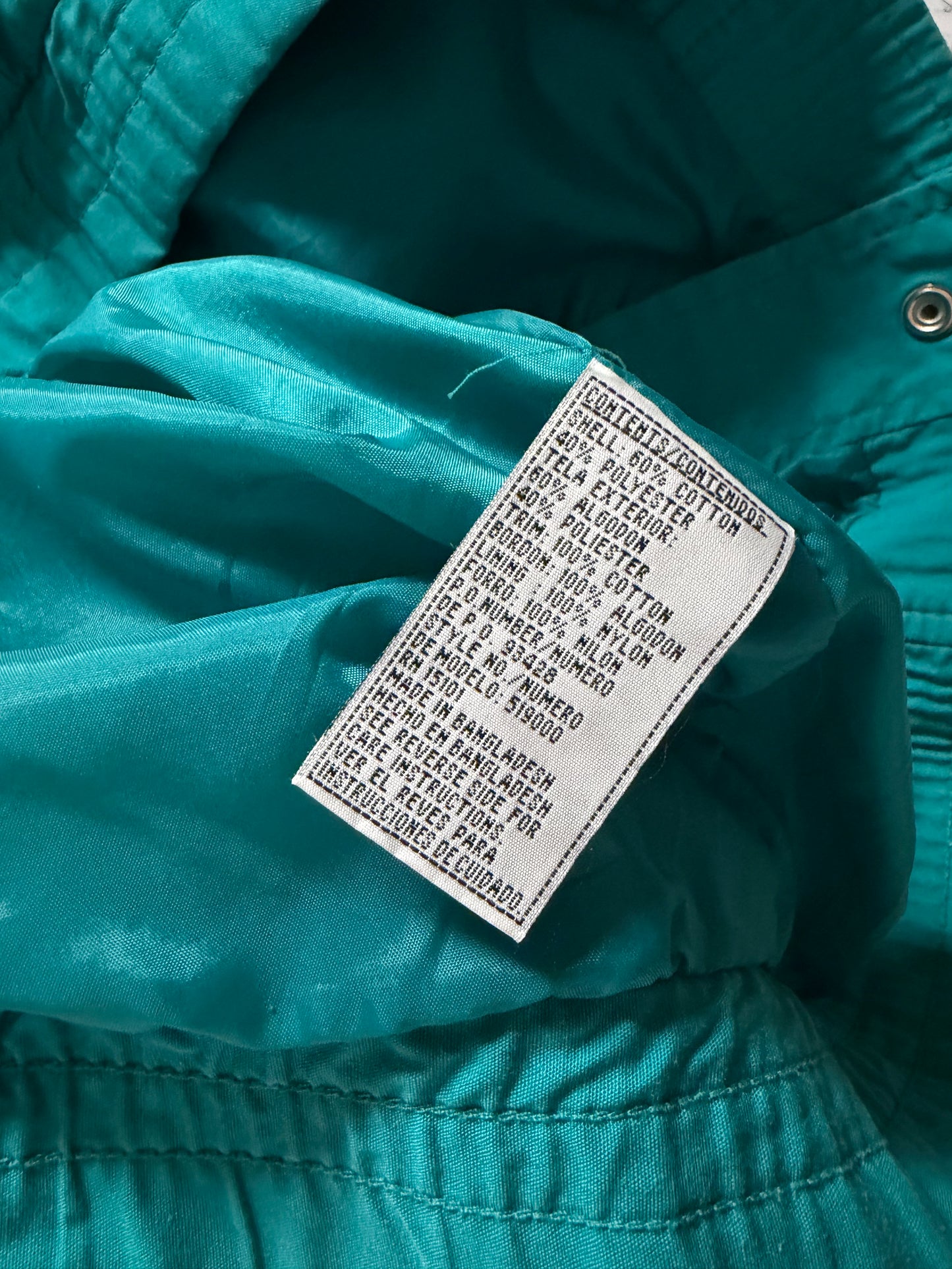 1990's Teal Anorak Jacket - Size M
