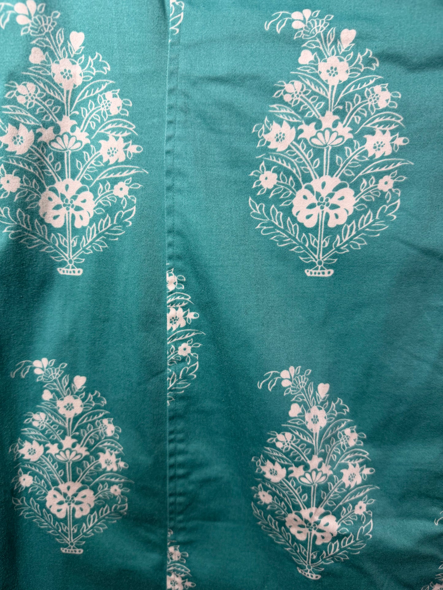 1990's Cotton Floral Stamp Sundress- Size 10P