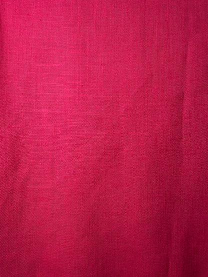 1980's Hot Pink Scallop Detail Mini Shift Dress- Size 12
