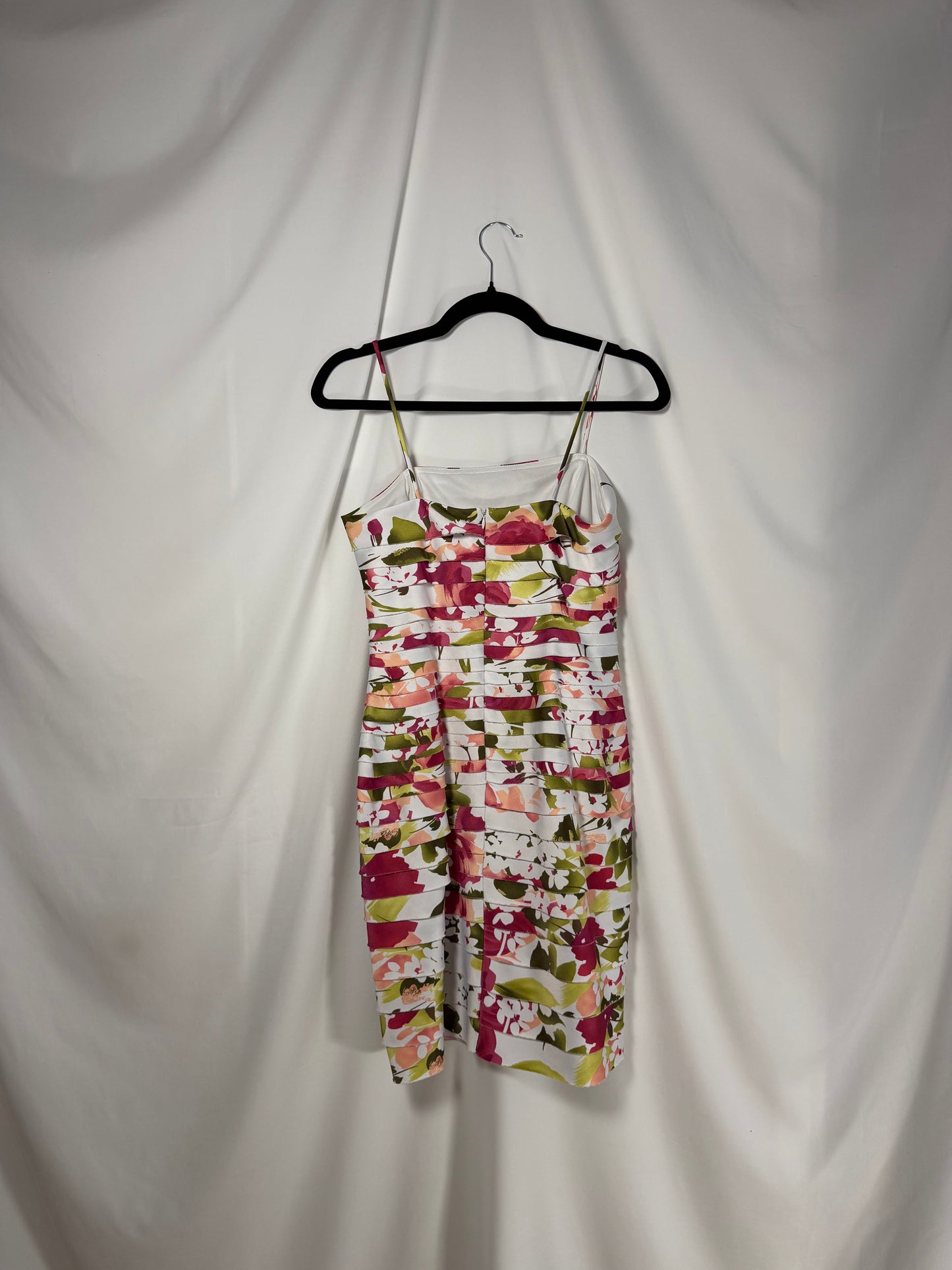 Y2K Floral Layered Mini Dress- Size 4