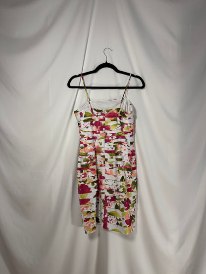 Y2K Floral Layered Mini Dress- Size 4