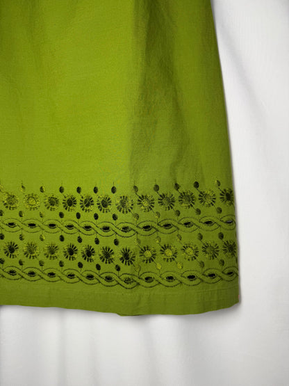 Y2K GAP 100% Cotton Eyelet Detail Shift Dress- Size 2