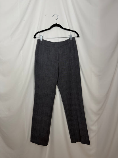 Vintage 1990’s 100% Wool Herringbone Straight Leg Trousers- Size 4