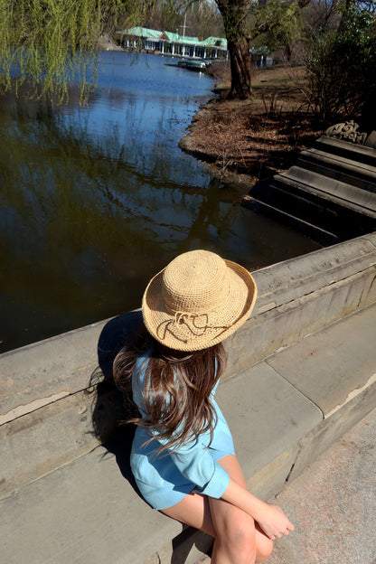 Bow Straw Sun Hat