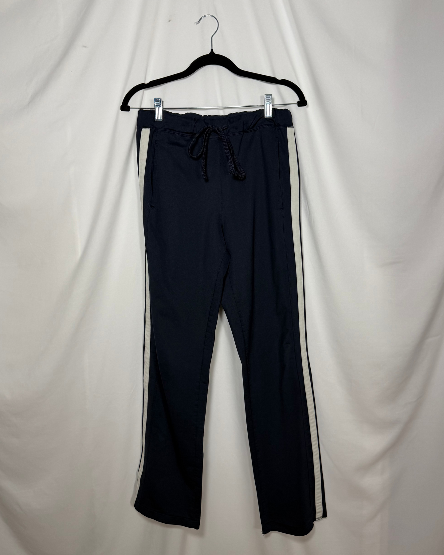 Vintage 1990’s GAP Navy Track Pant w/ Varsity Side Stripe- Size XS