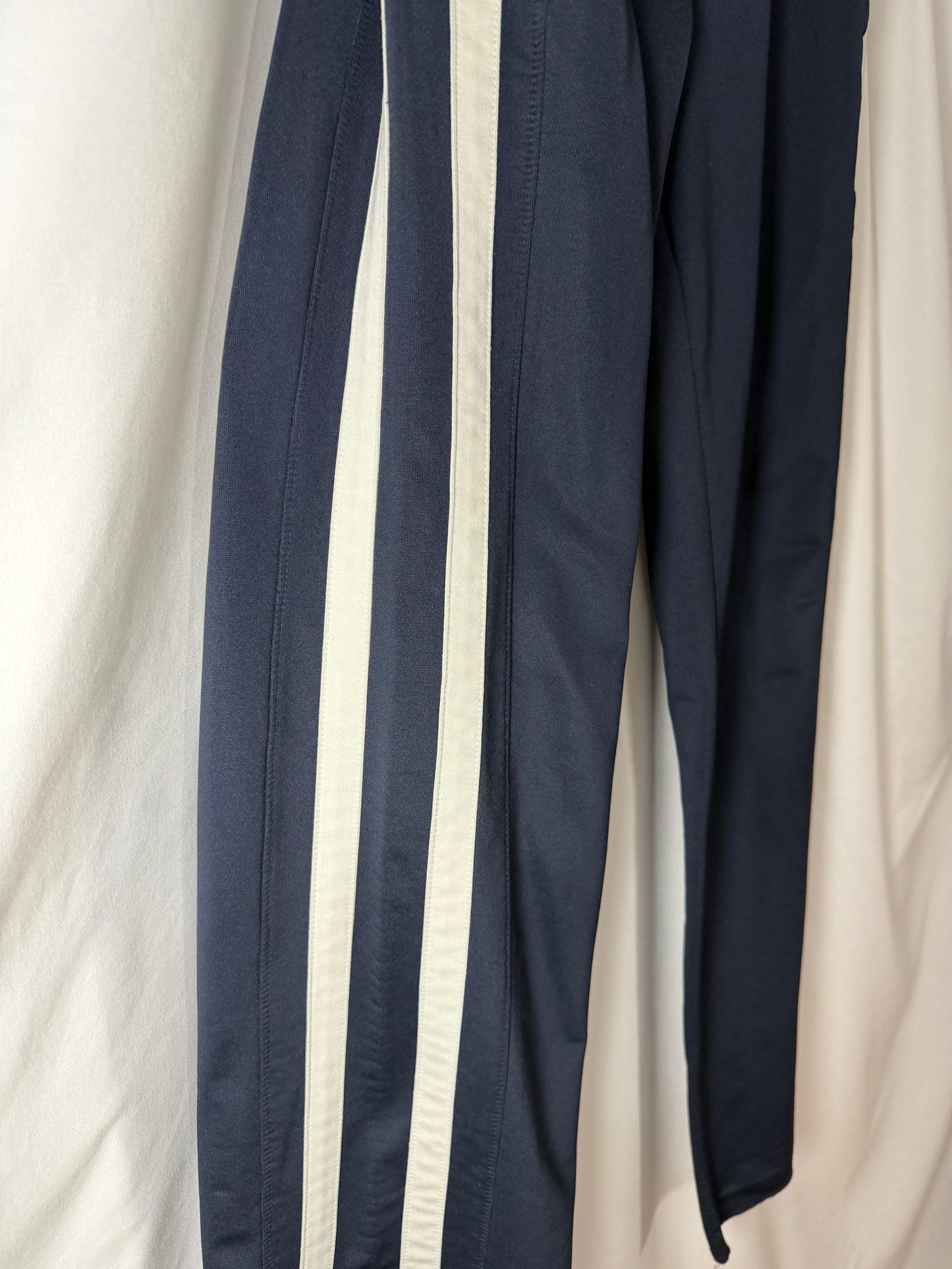 Vintage 1990’s GAP Navy Track Pant w/ Varsity Side Stripe- Size XS
