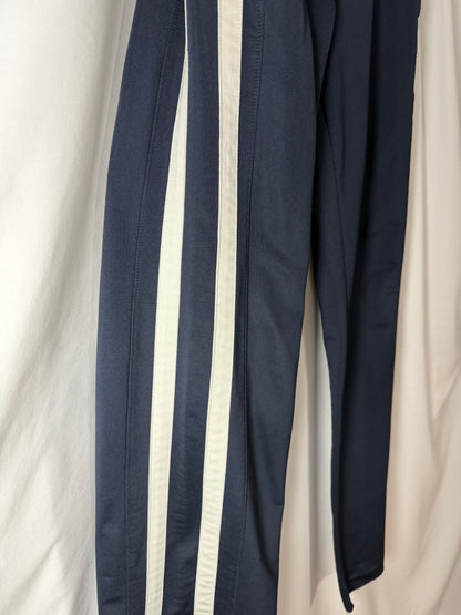 Vintage 1990’s GAP Navy Track Pant w/ Varsity Side Stripe- Size XS