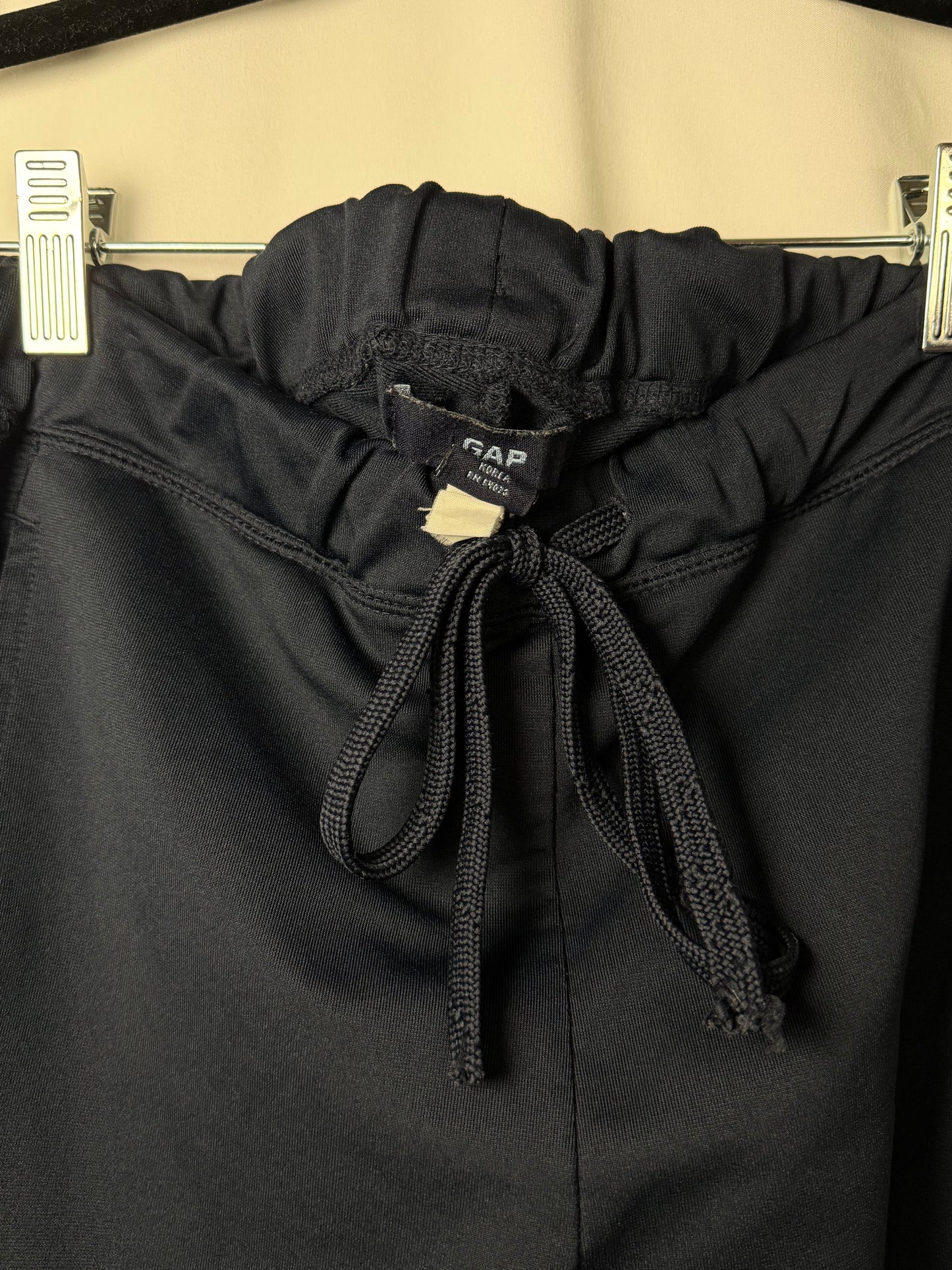 Vintage 1990’s GAP Navy Track Pant w/ Varsity Side Stripe- Size XS