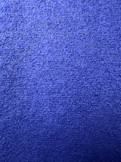 Vintage 1960’s Royal Blue 100% Boiled Wool Lady Jacket/Cardigan- Size S/M