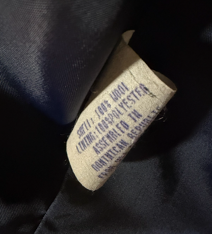 Vintage 1990’s Wool Classic Navy Blue Raglan Sleeve Peacoat- Size 8/M